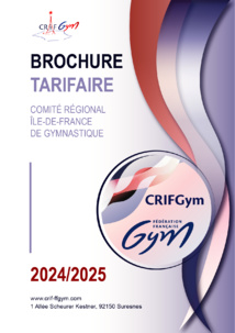 TD : Brochure tarifaire du CRIFGYM